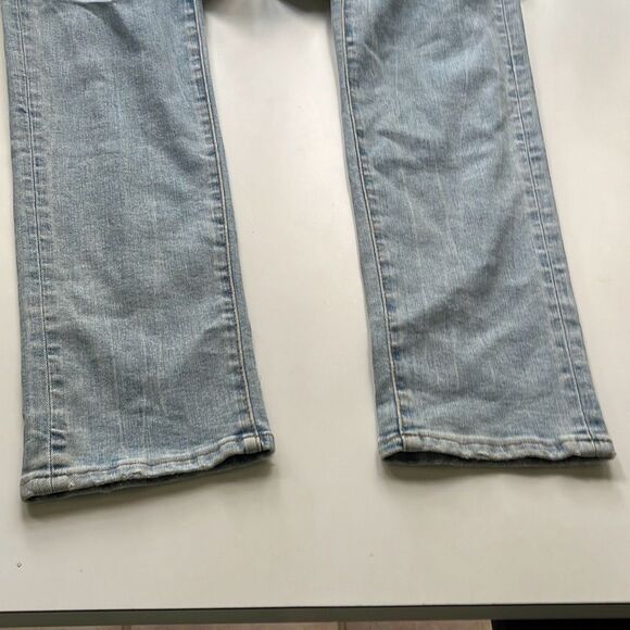 NWT American Eagle Airflex + Stacked Skinny Destroyed Light Wash Jeans 34/39.5 - Picture 4 of 10